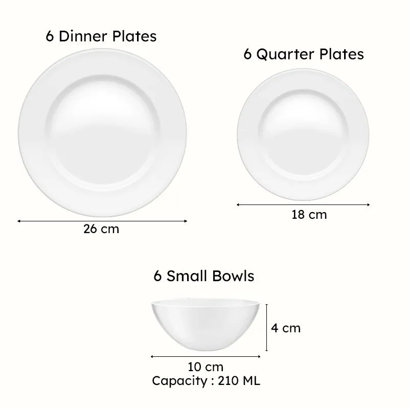 Oceana Ceramic Dinner Set - 18 Piece Set media 9