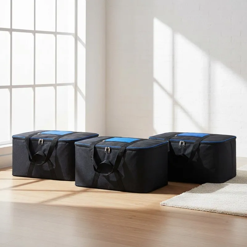 Laxis StackEase Nylon Cloth Organizers - Set Of Three media 1