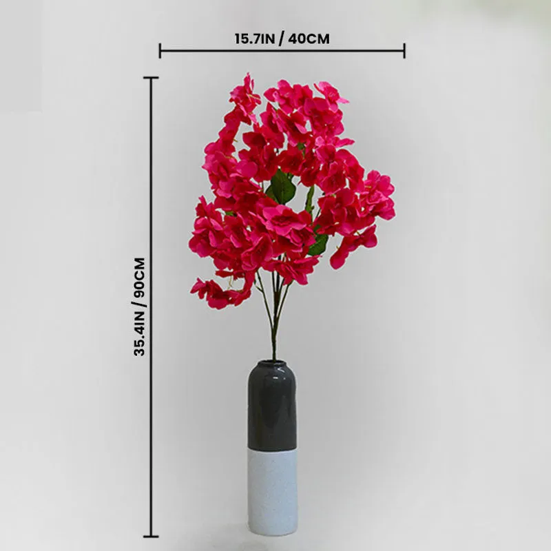 Faux Everlasting Daffodil Flower Stick - Red media 4