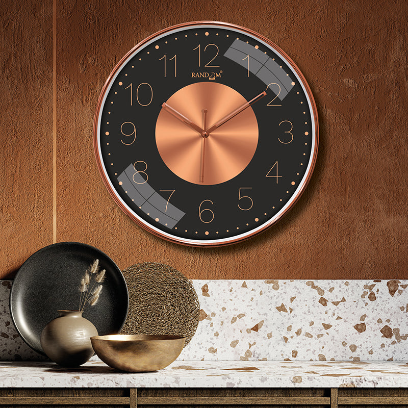 Timeless Grace Plastic Analog Wall Clock