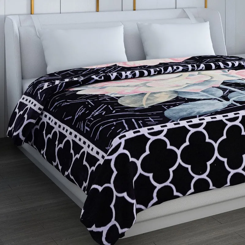 Monte Carlo Midnight Mosaic Blanket - 1000 GSM media 4