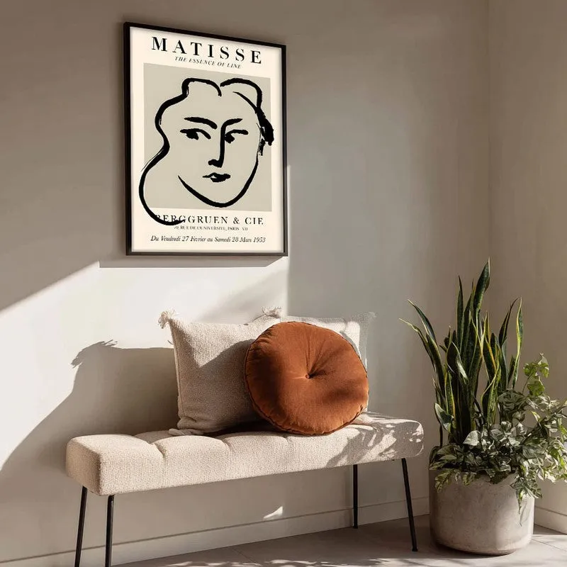 Poetry of Reduction Canvas Wall Painting With Black Frame media 4