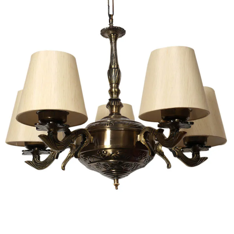Araba Conical Golden Antique Ceiling Lamp media 4