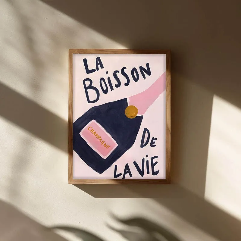 La Boisson Archival Canvas Wall Art - Brown media 3