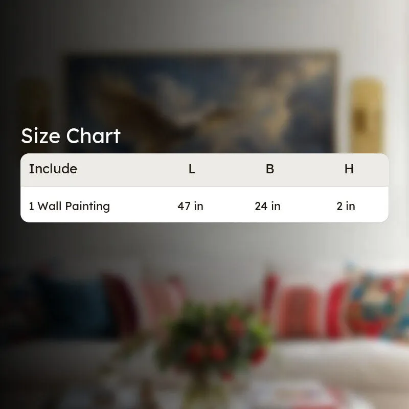 Soaring Canvas Wall Painting With Frame media 10