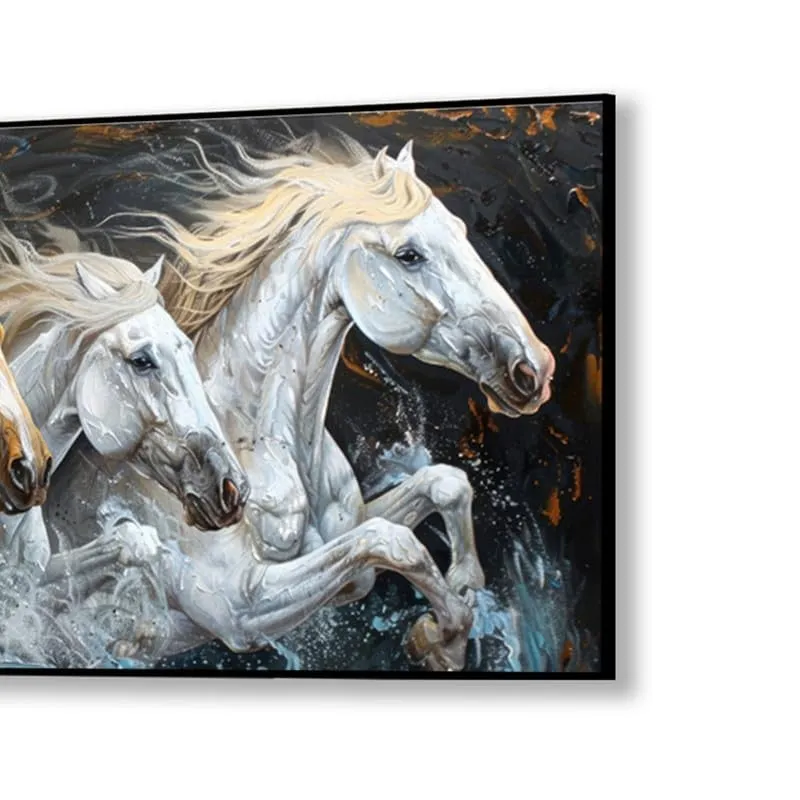 Echoes of the Wild Canvas Wall Painting With Frame media 5