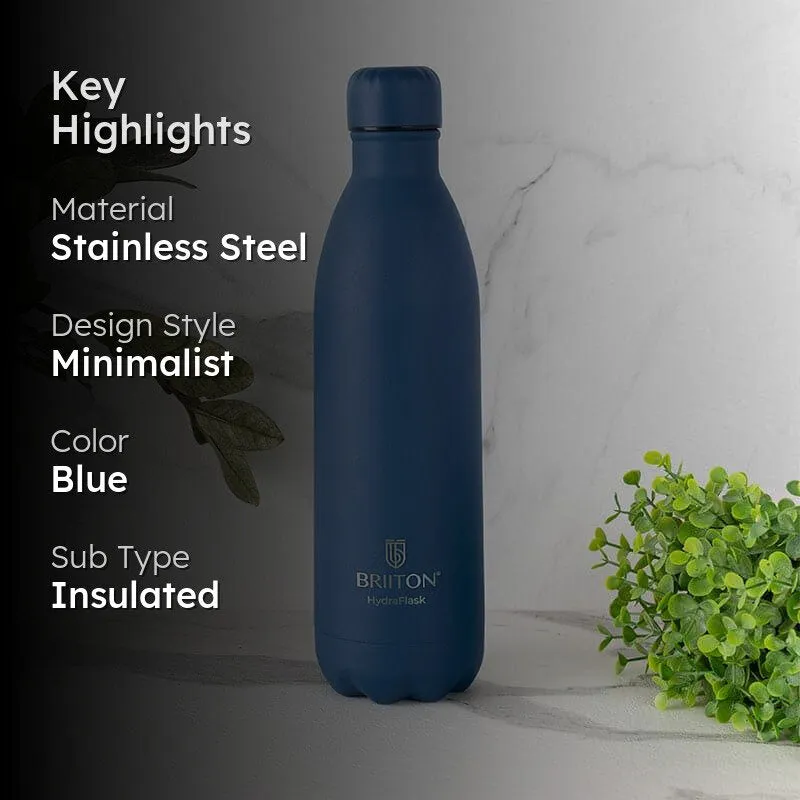 Ipnova Hot & Cold Thermos Water Bottle (Blue) - 750 mL media 2