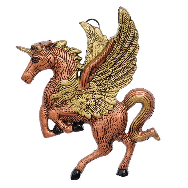 Decorative Flying Horse Metal Wall Accent media 3
