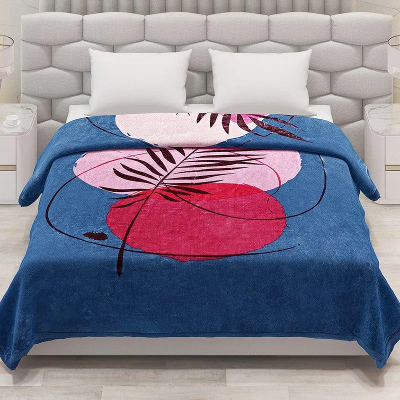 Monte Carlo Desert Oasis Blanket (Blue,Pink)- 600 GSM media 4