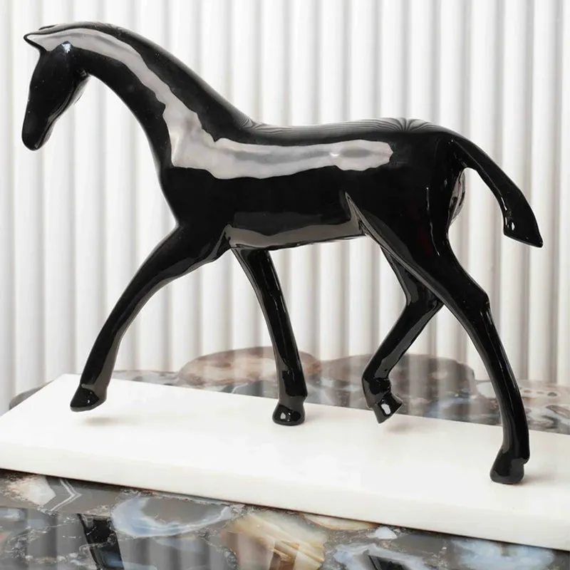Ines Black Mare Showpiece media 1