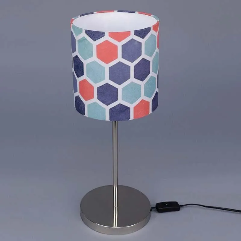 Honeycomb Fabric Table Lamp - Multicolor media 6