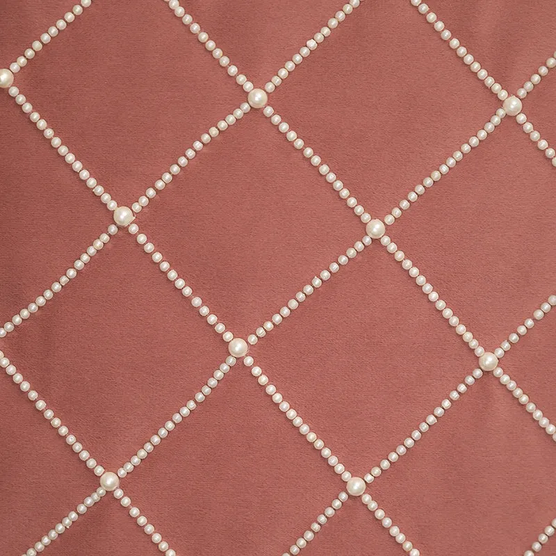 Jewel Grid Embroidered Cushion Cover media 6