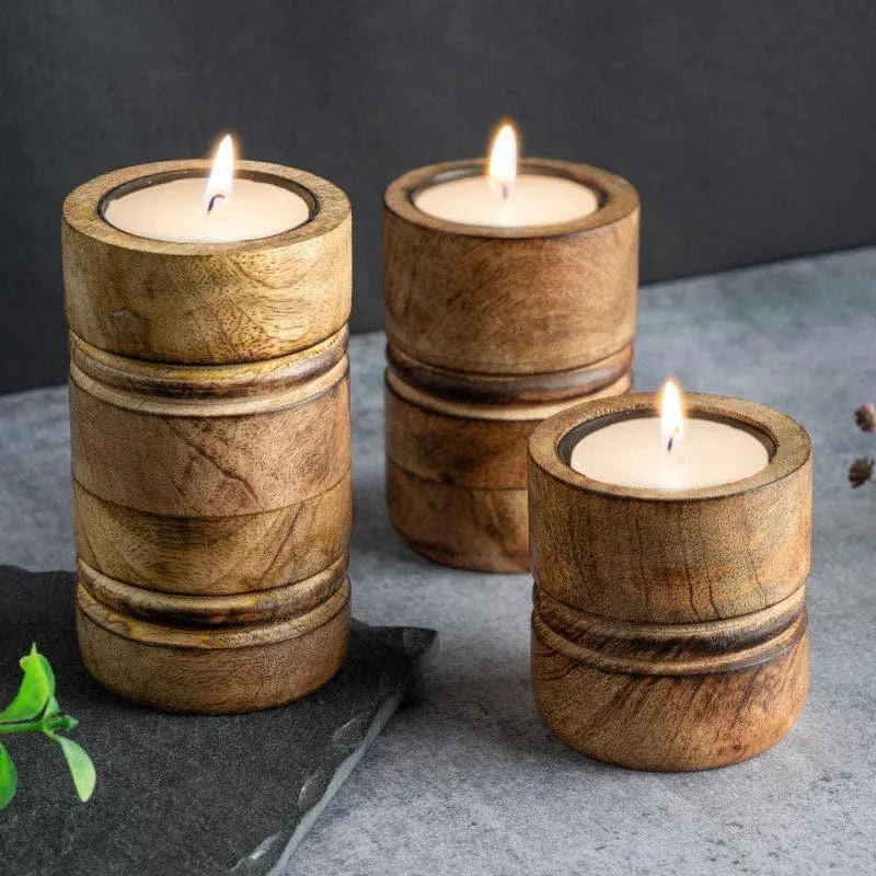Mirzo Candle Stand - Set Of Three media 1