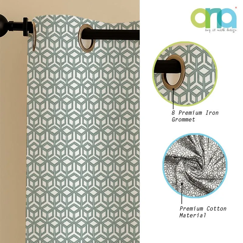 Soft Angles Cotton Curtain media 6