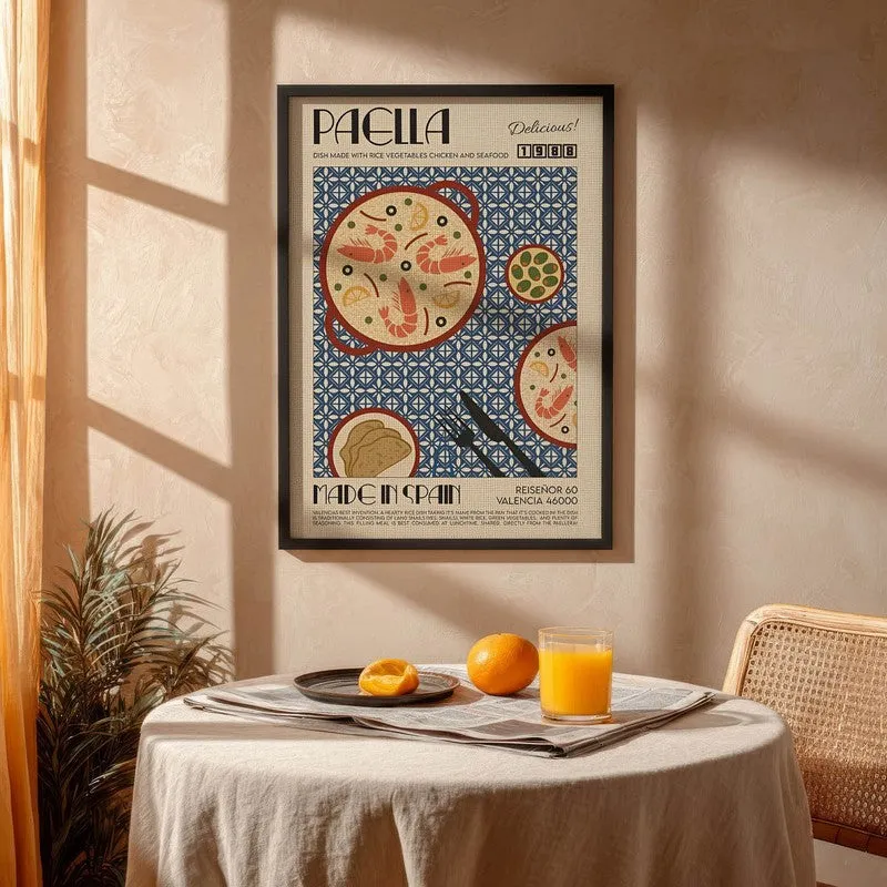 Golden Gourmet Archival Canvas Wall Art - Black media 4