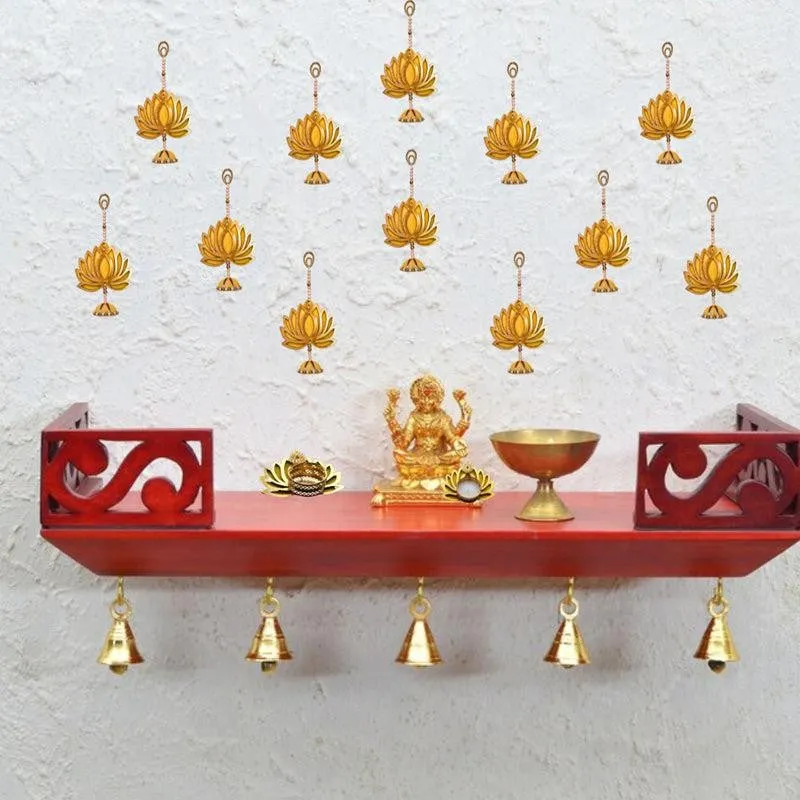 Kamal Sima MDF Latkan (Yellow) - Set Of Twelve media 1