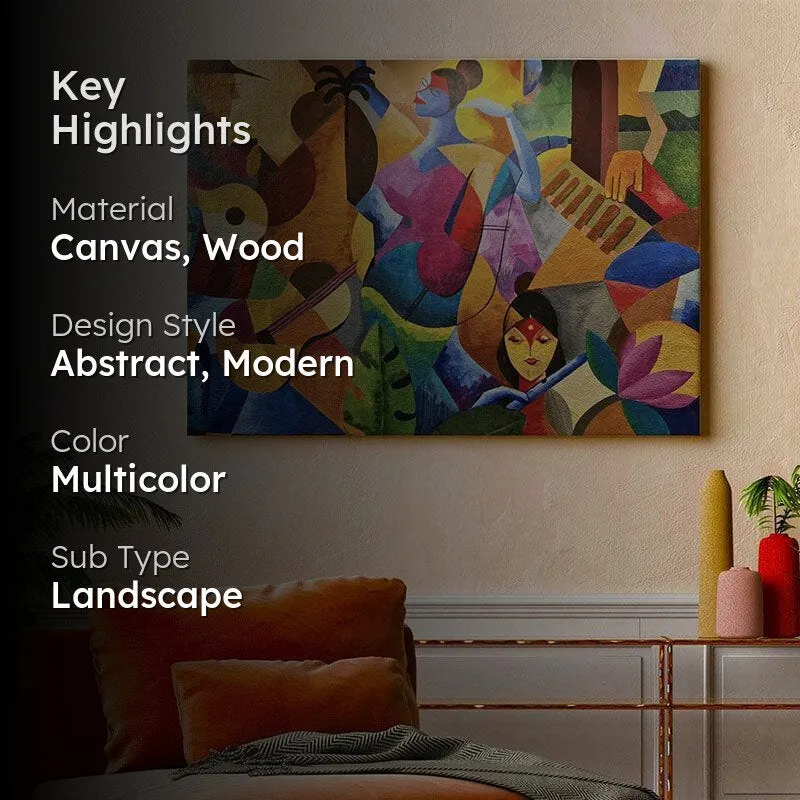 Grace Abstract Art Painting - Gallery Wrap media 2