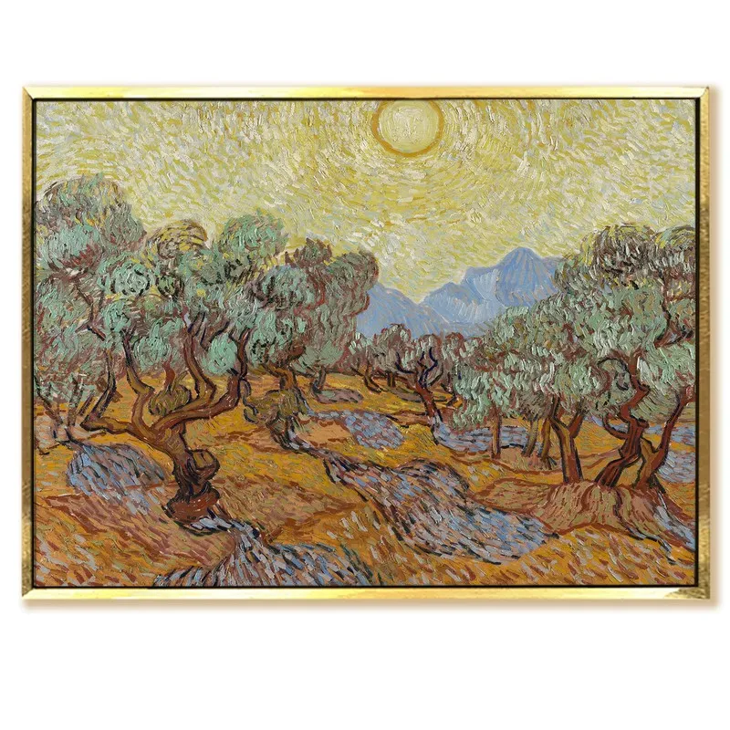Golden Grove Canvas Wall Painting With Frame media 3