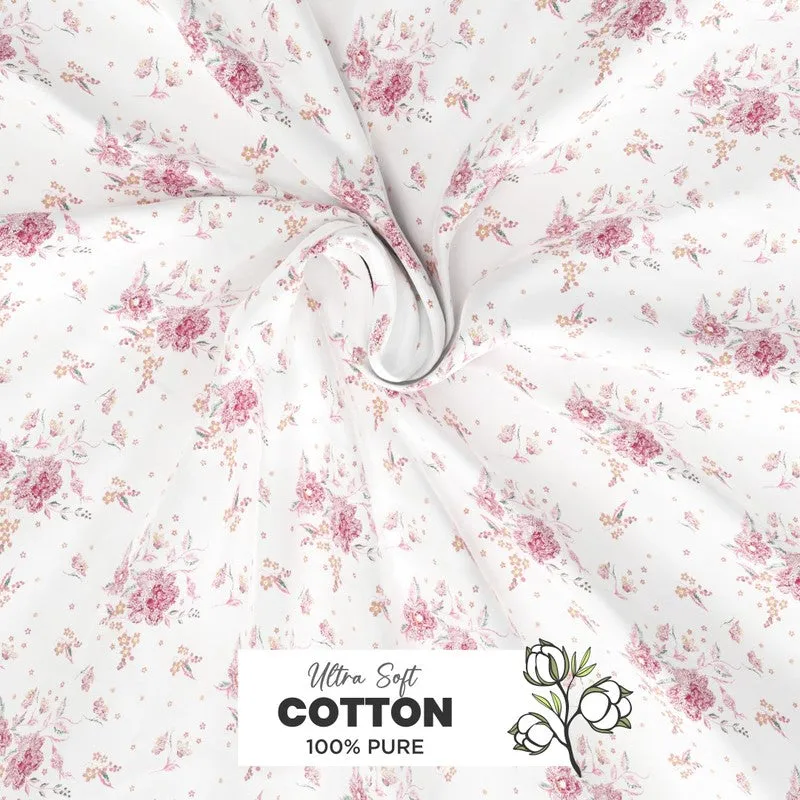 Novira Cotton Bedsheet (Red) - 144 TC media 5