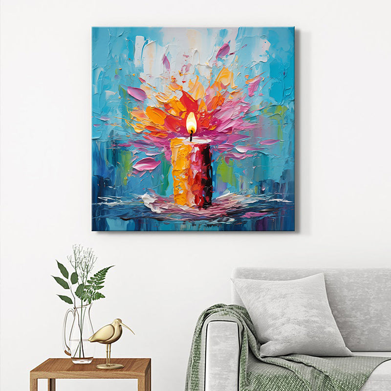 Candle Abstract Wall painting