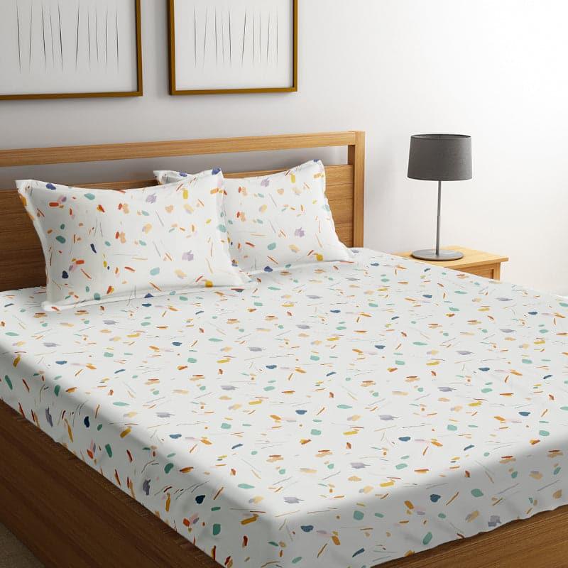 Alani Printed Microfiber Bedsheet Old - 130 GSM media 3