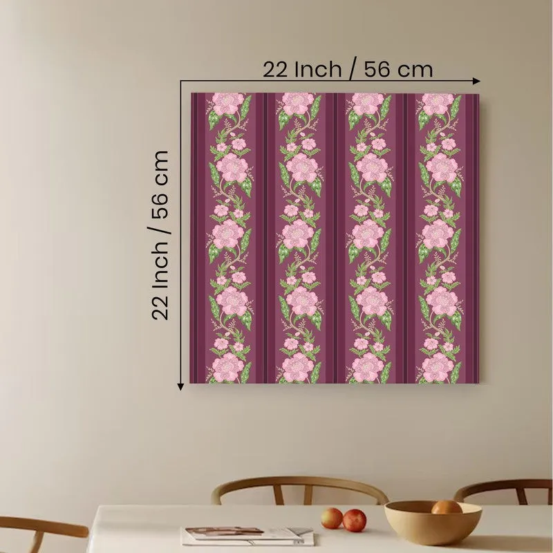 Floral Strips Canvas Wall Art media 9