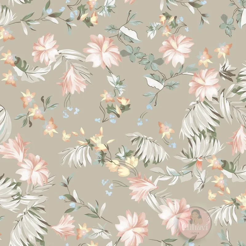 Floral Bloomscape Drape Curtains - Set of Two media 5