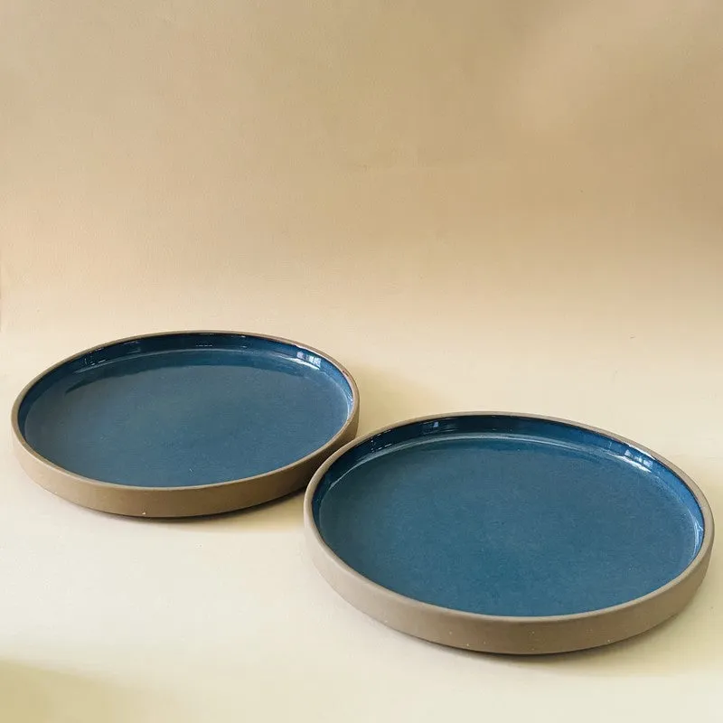 Azzure Ceramic Quarter Plate (8 Inch) - Set of Two media 5