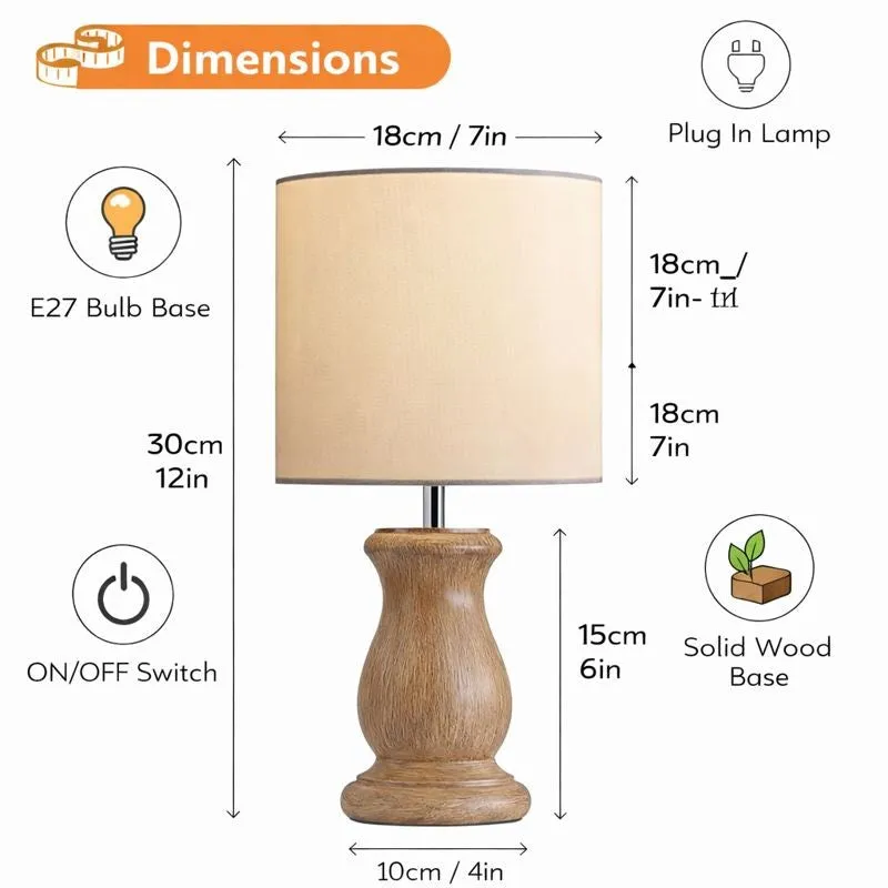 SolidAura Wooden Table Lamp media 8