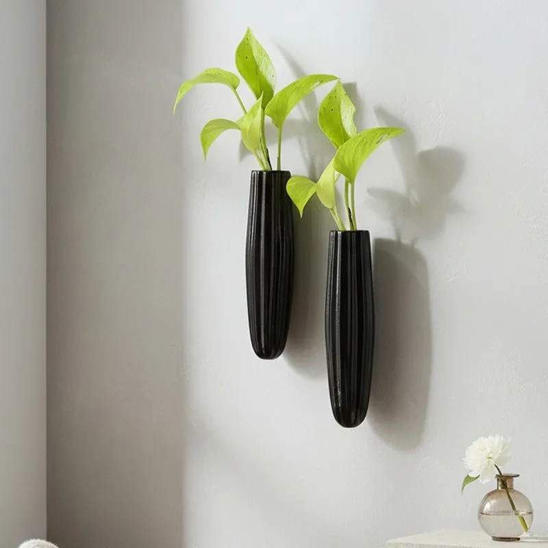Yloria Pots & Planters (Black) - Set Of Two media 4