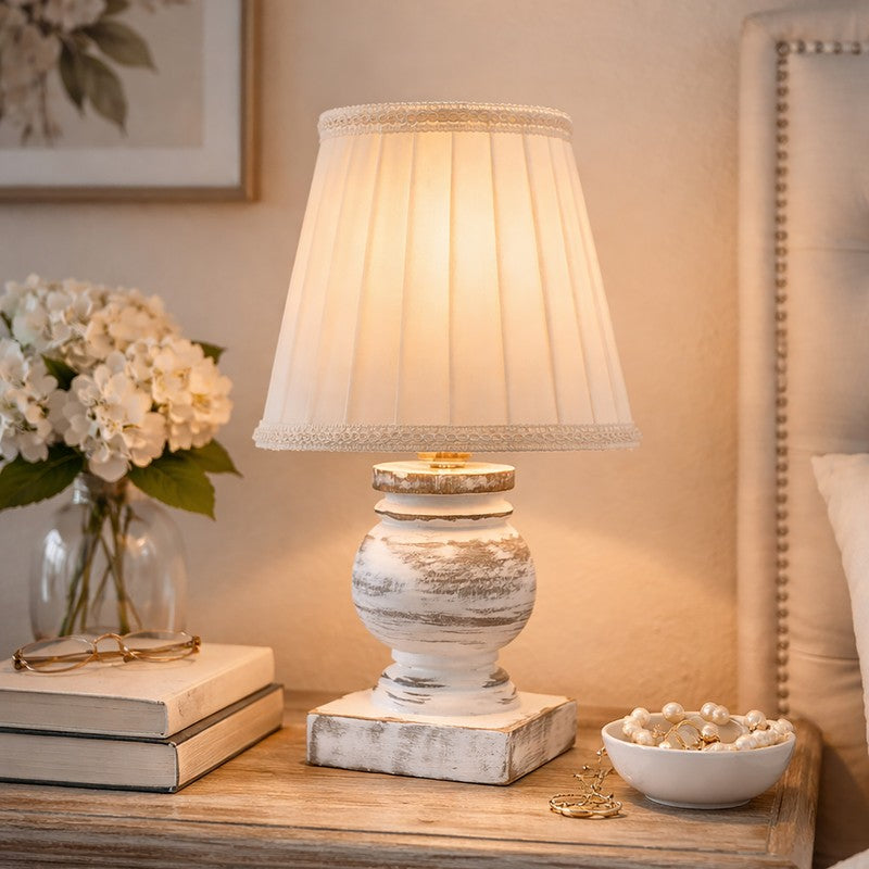 PureBloom Wooden Table Lamp