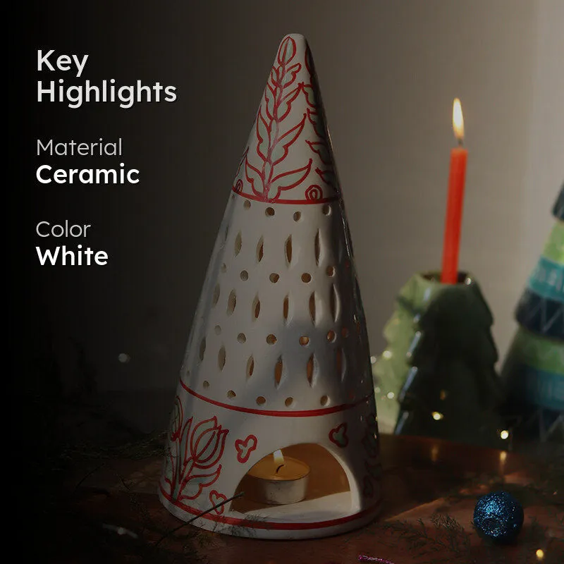 Wintery Delights Ceramic Tea Light Holder media 2