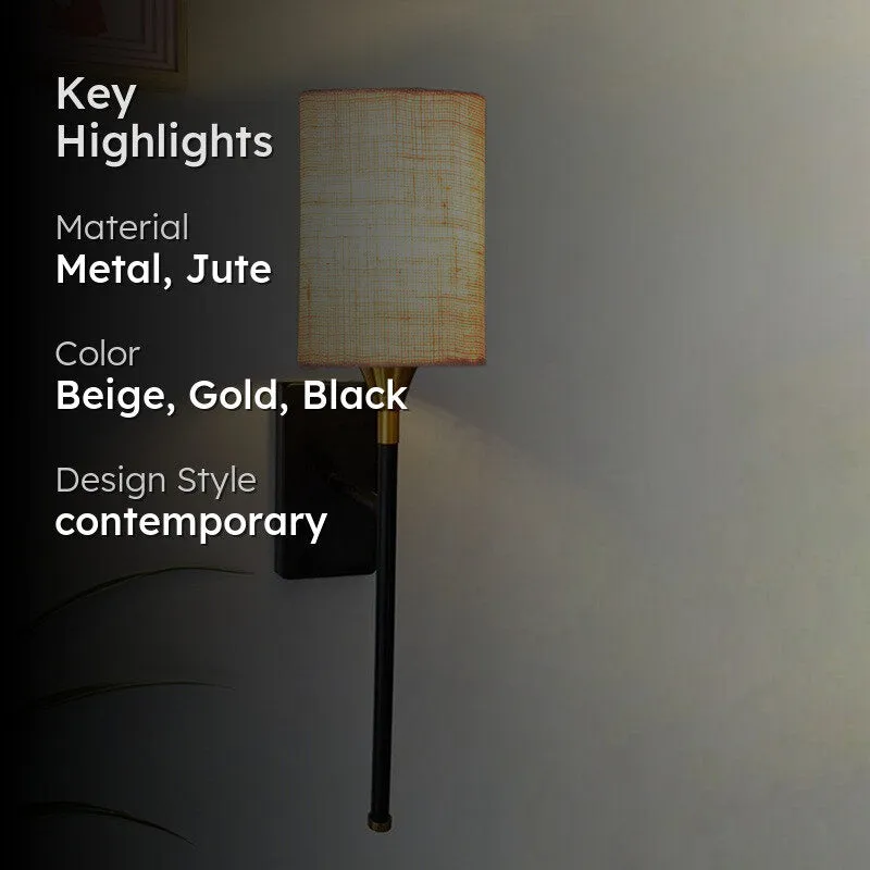 Zyrelle Metal Wall Lamp media 2