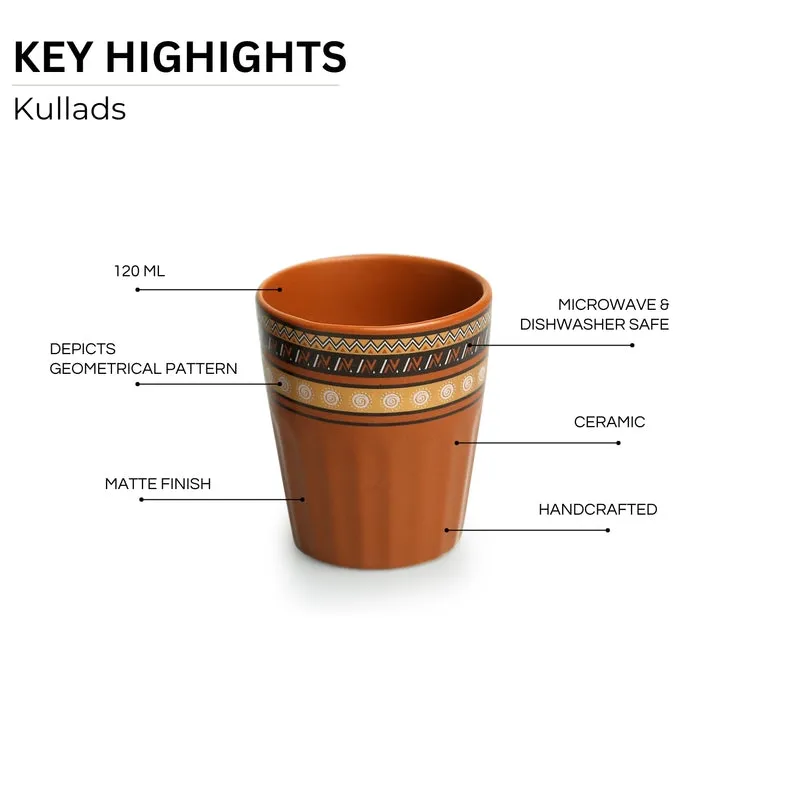 Terra Till Handcrafted Khulhad (120 ML) - Set Of Six media 5