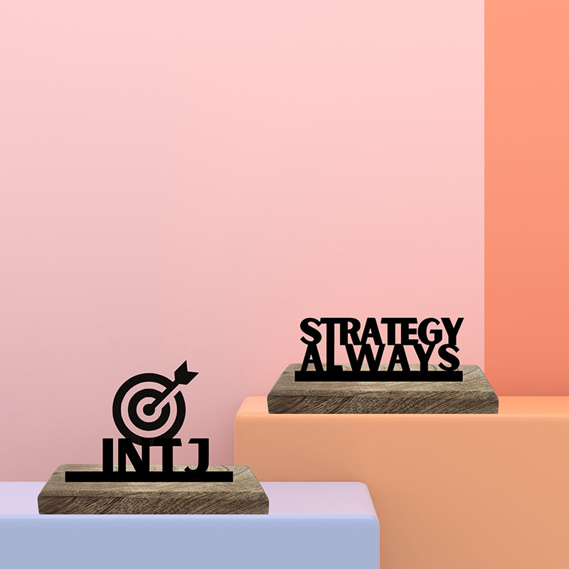 Strategic INTJ Showpiece - Set Of Two