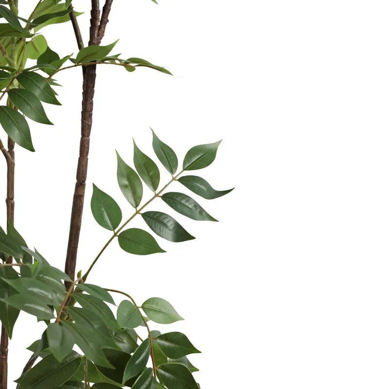 Orxen Bushy Artificial Sumac Plant With Black Plastic Pot 5 ft media 6