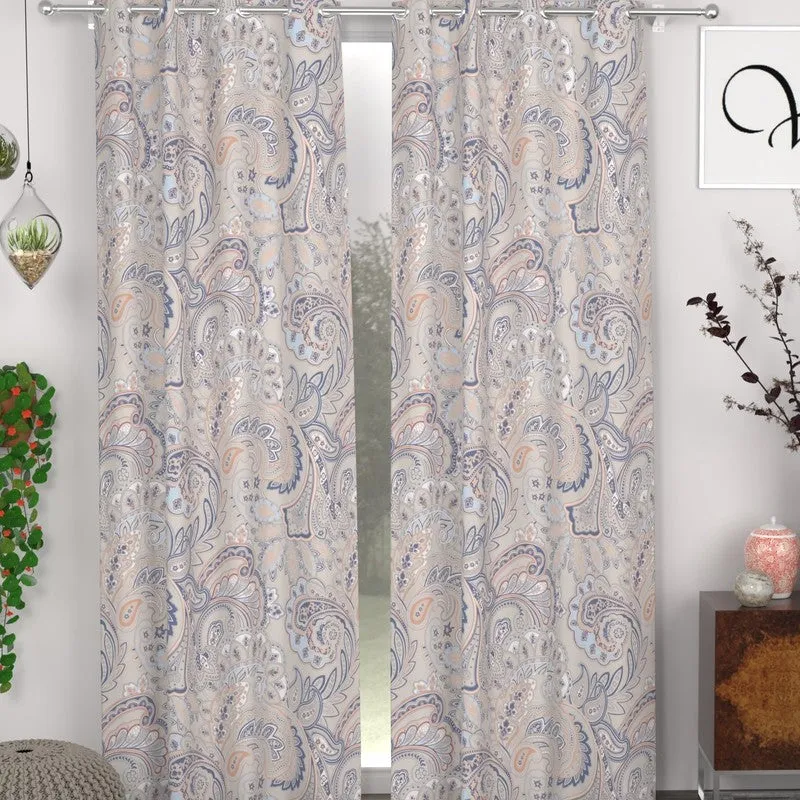 Floral Breeze Curtains - Set of Two media 1