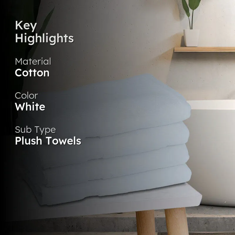Miorah Bath Towel (White) - Set Of Four media 2