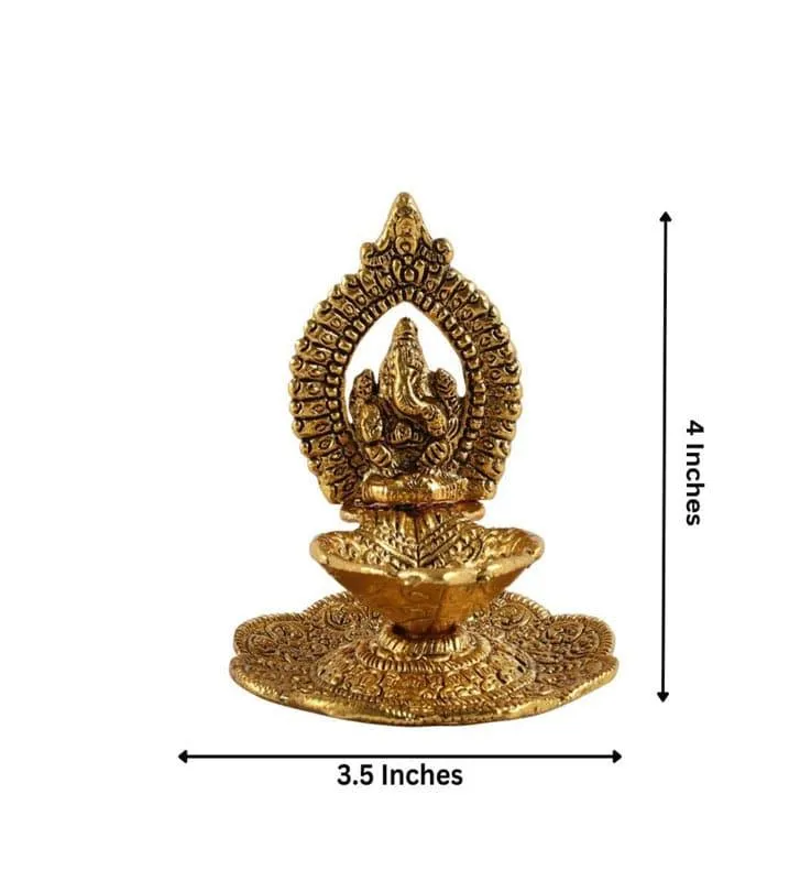 Ganpati Ji Aluminium Diya media 5