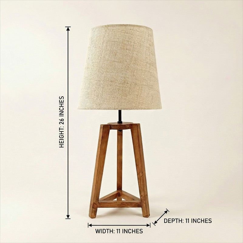 Magna Lux Jute Table Lamp - Brown,Beige media 8