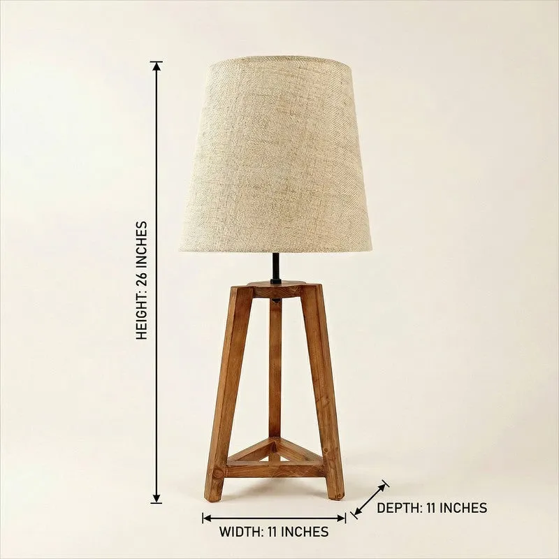 Magna Lux Jute Table Lamp - Brown,Beige media 8