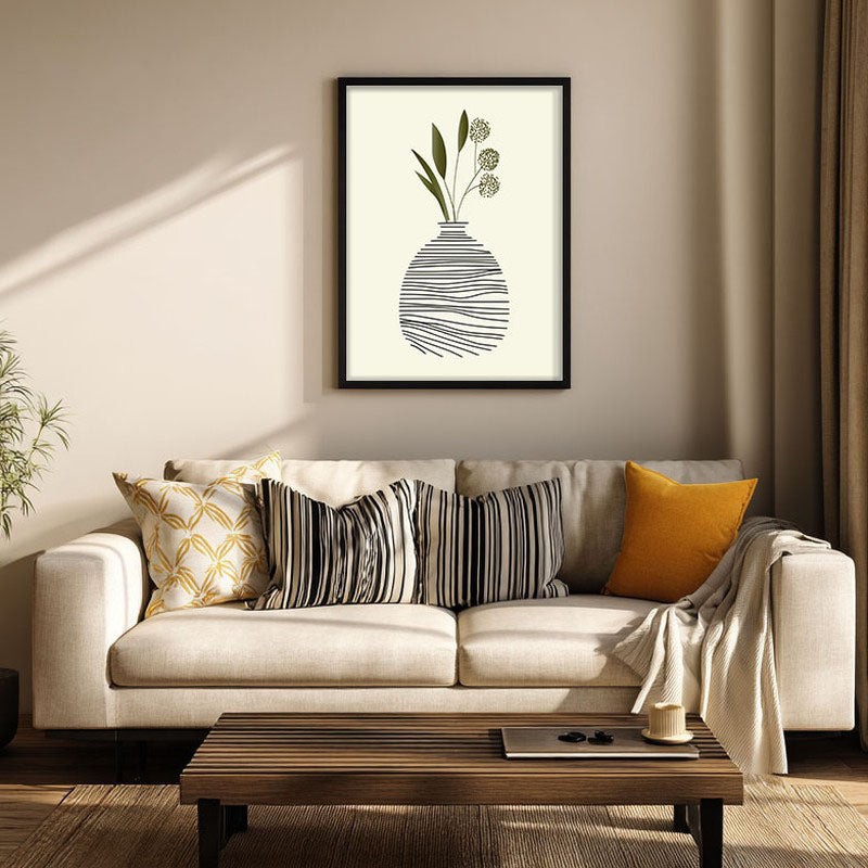 Woven Sanctuary Wall Art - Black Frame