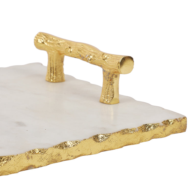 Carrara Luxe Marble Platter media 5