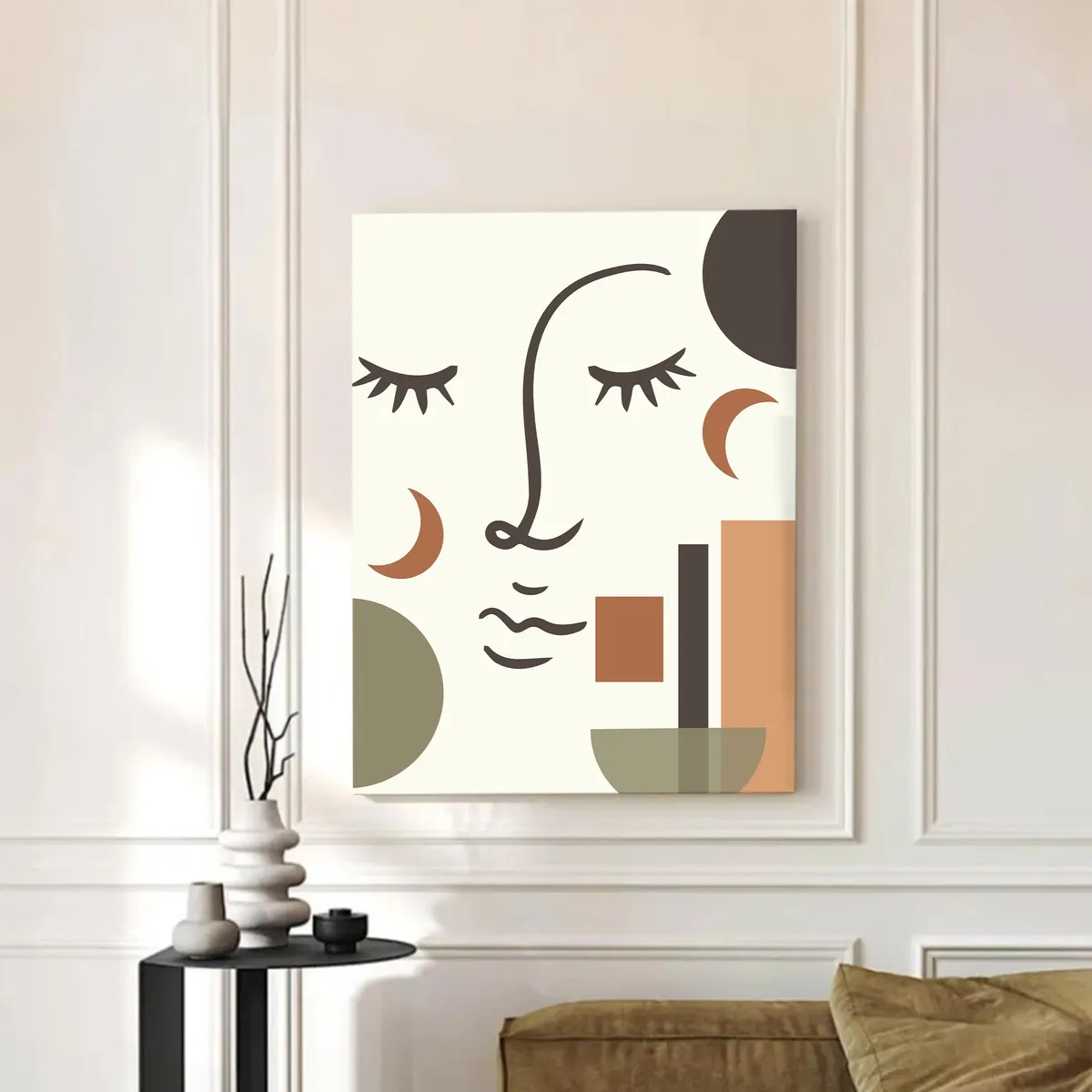 Riverstone Cotton Canvas Wall Painting media 3