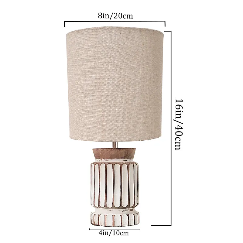 Regent Carved Fabric Table Lamp media 5