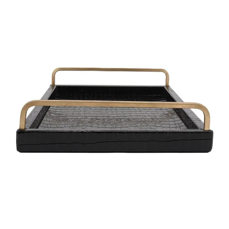Chiva Faux Leather Tray media 4