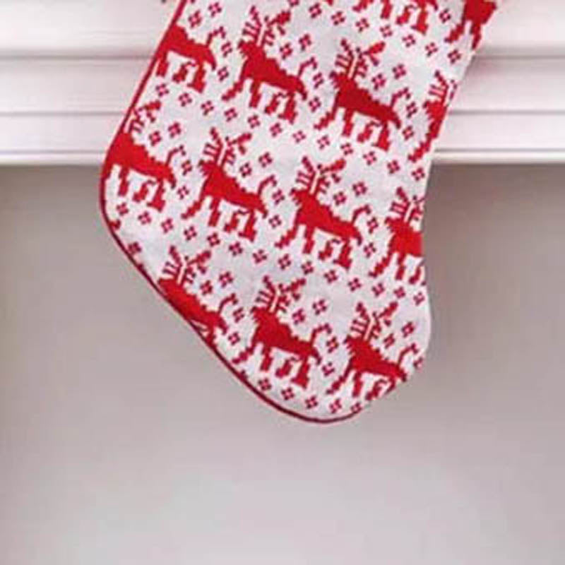 Toe-tally Stocking Christmas Ornament - Red & White media 3