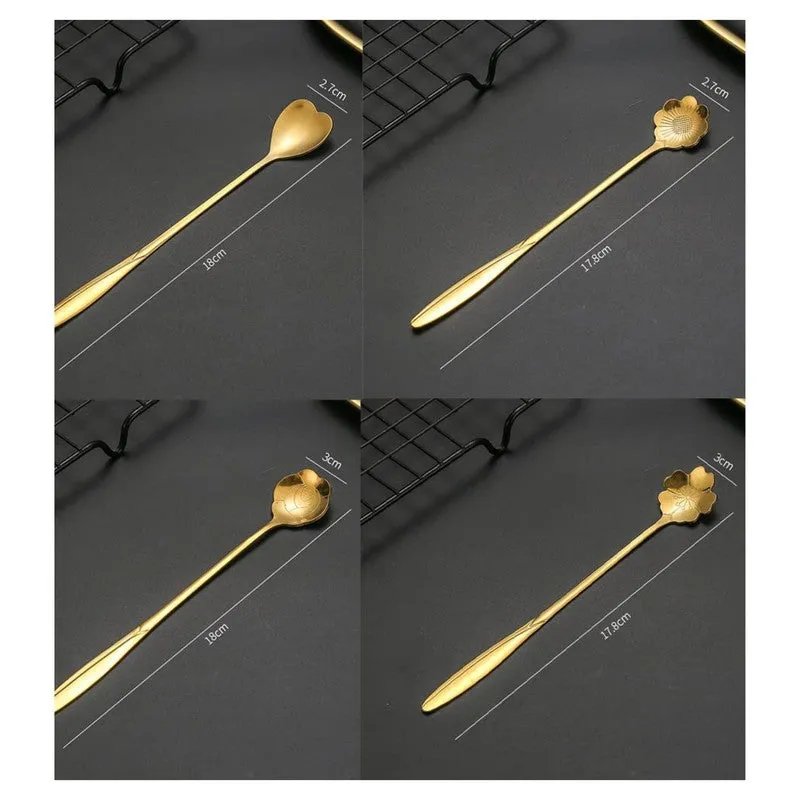 Stailess Steel Dessert Spoon - Set Of Four media 7