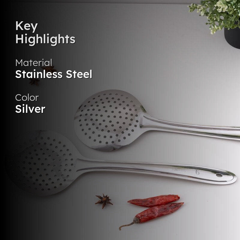 Multitasker Stainless Steel Skimmer - 35 cm media 2