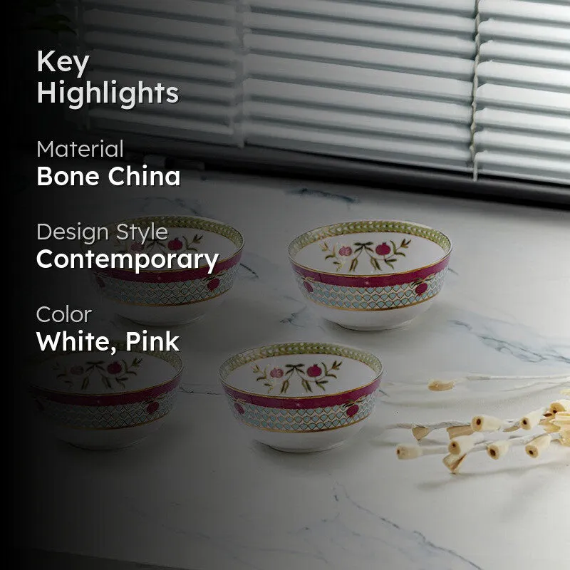 Pom Passion 24K Gold Plated Bowls(200 mL Each) - Set Of Four media 2